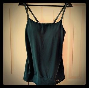 Under Armour tank top with built in bra open back